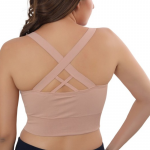 Full Coverage Removable Padding Workout Bra With All Day Comfort